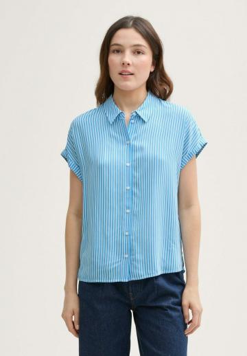 Атласная блузка