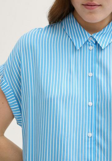 Атласная блузка