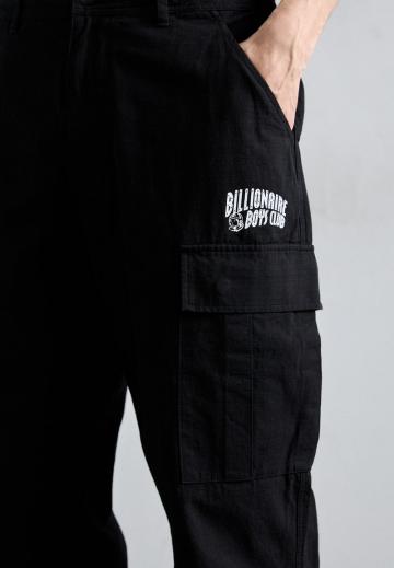 Брюки с накладными карманами