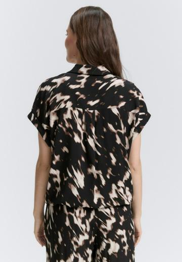 Атласная блузка