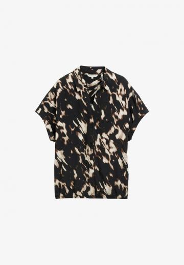 Атласная блузка