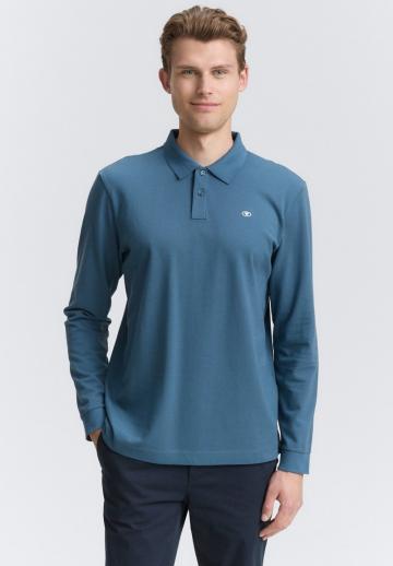 Поло с длинным рукавом