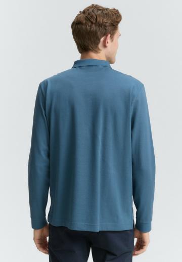 Поло с длинным рукавом