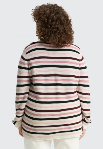 Пуловер в полоску