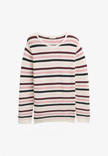 Пуловер в полоску