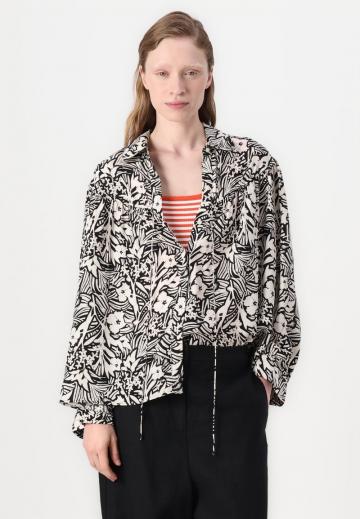 Атласная блузка