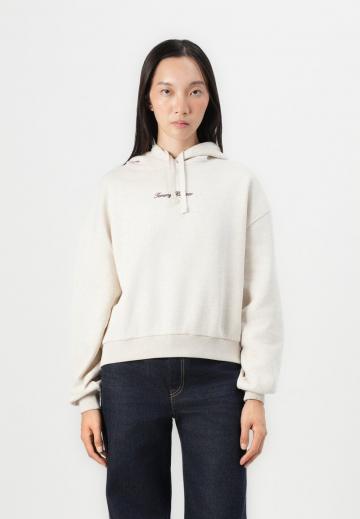 Пуловер с капюшоном