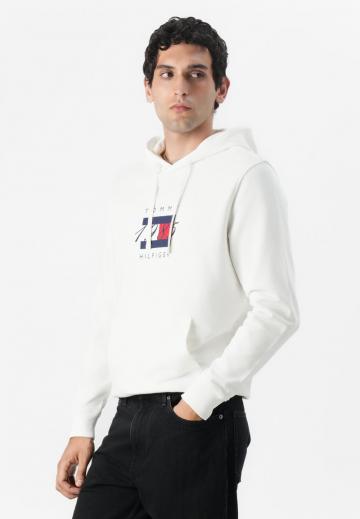 Пуловер с капюшоном