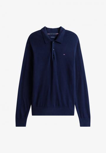 Поло с длинным рукавом