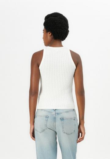 Пуловер без рукавов