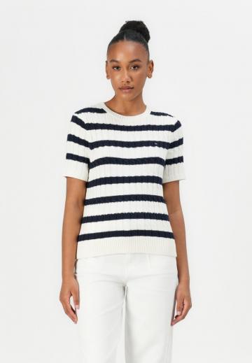 Пуловер с коротким рукавом