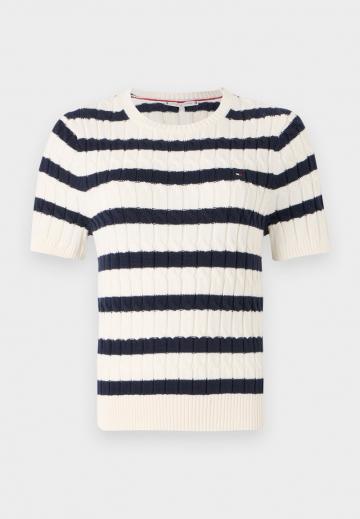 Пуловер с коротким рукавом