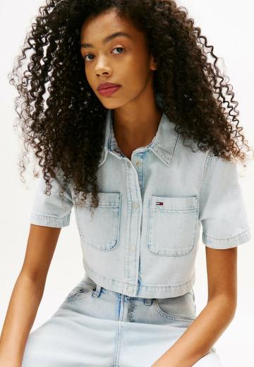 Джинсовая блузка