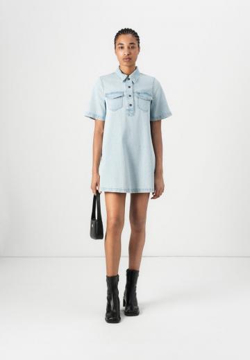 Джинсовое платье