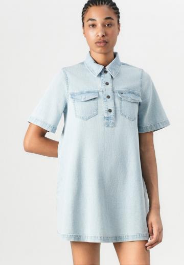 Джинсовое платье