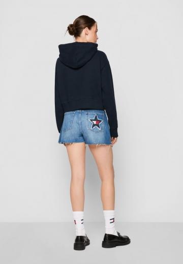 Пуловер с капюшоном