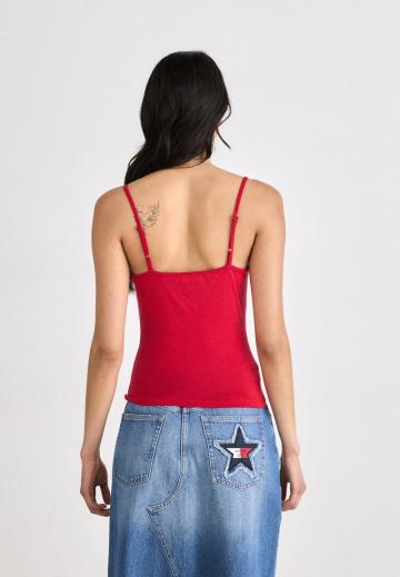 Топ на бретельках