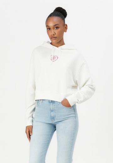 Пуловер с капюшоном