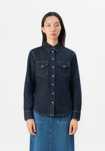 Джинсовая блузка