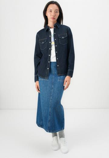 Джинсовая блузка