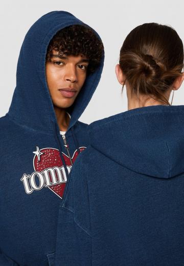 Пуловер с капюшоном