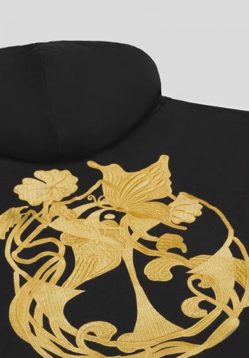 Пуловер с капюшоном