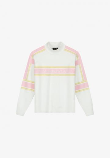 Пуловер в полоску