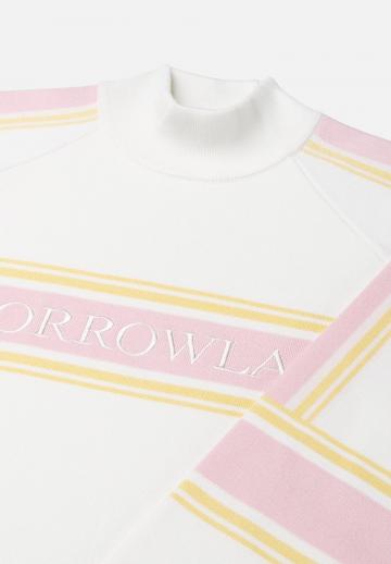 Пуловер в полоску