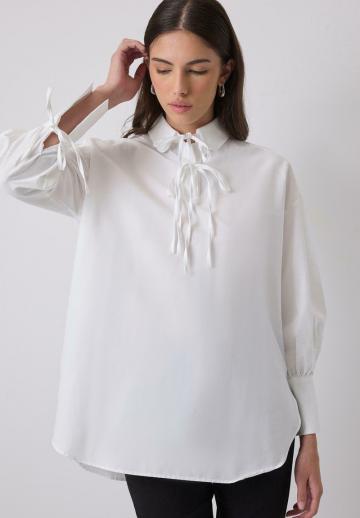 Длинная блузка