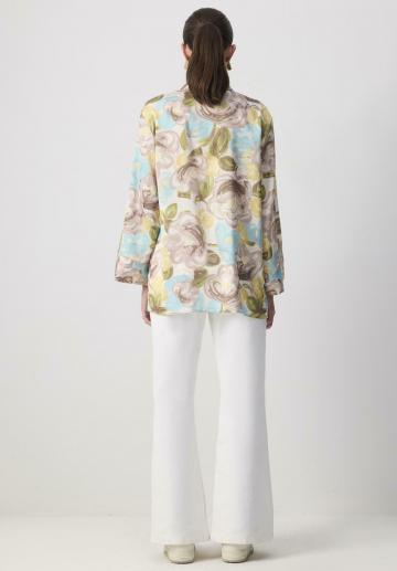 Атласная блузка