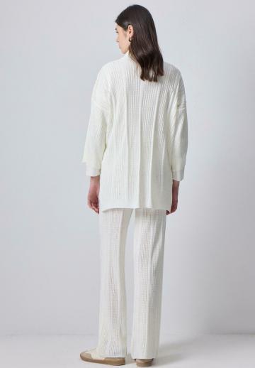 Пуловер с рукавом три четверти