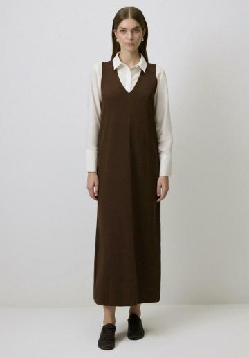 Вязаное платье