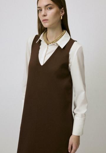 Вязаное платье