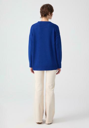 Длинный пуловер