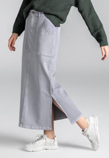 Юбка с накладными карманами