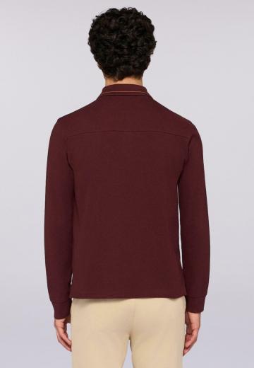 Поло с длинным рукавом