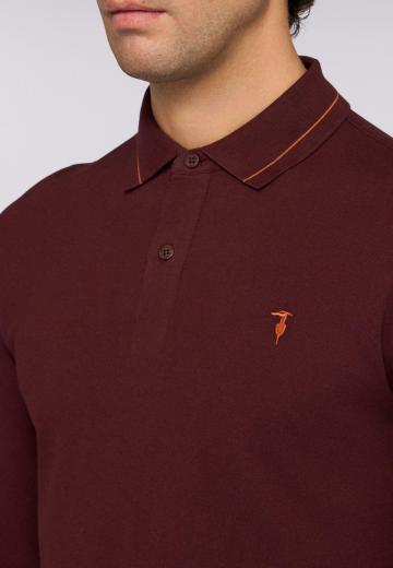Поло с длинным рукавом