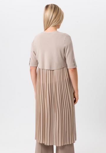 Длинный жилет