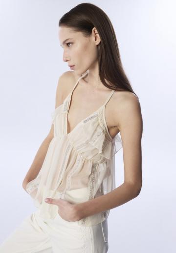 Топ на бретельках