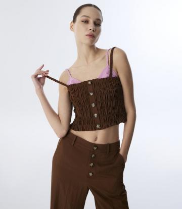 Топ на бретельках