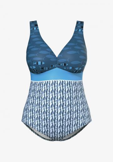 Слитный купальник