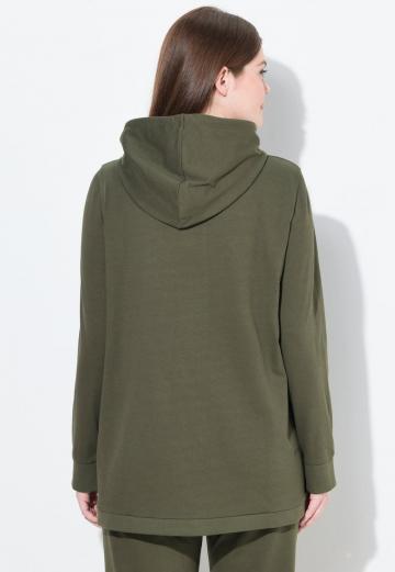 Пуловер с капюшоном