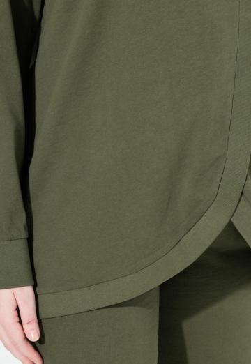 Пуловер с капюшоном