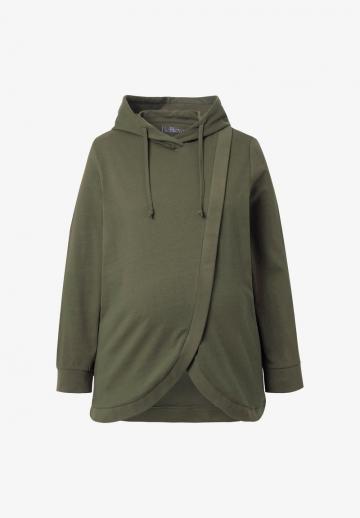 Пуловер с капюшоном