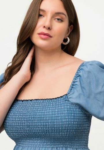 Джинсовая блузка