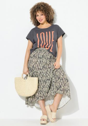 Юбка с воланами