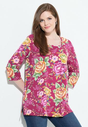 Майка с рукавом три четверти