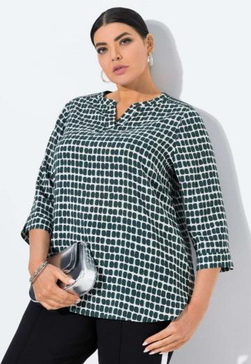 Атласная блузка