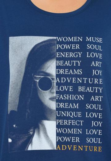 Майка с рукавом три четверти