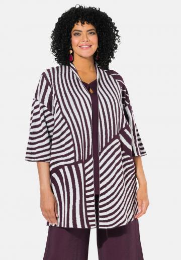 Жаккардовая вязаная кофта